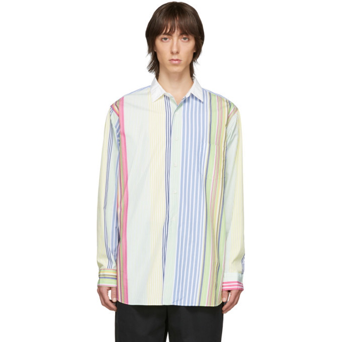 Photo: Beams Plus Multicolor Stripe Poplin Shirt