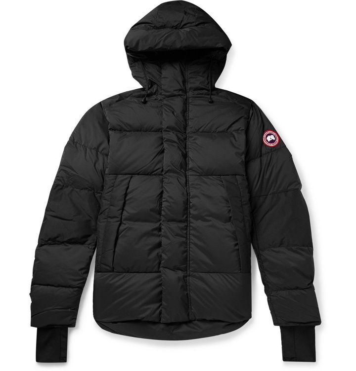 Photo: Canada Goose - Armstrong Packable Quilted Nylon-Ripstop Hooded Down Jacket - Black
