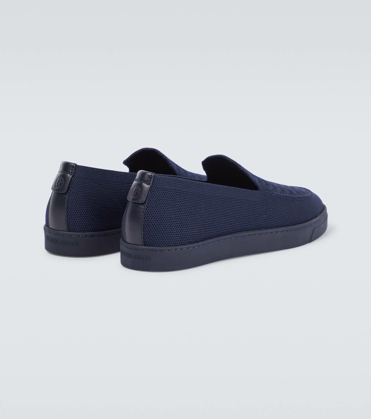 Giorgio Armani Canvas slip-on shoes Giorgio Armani