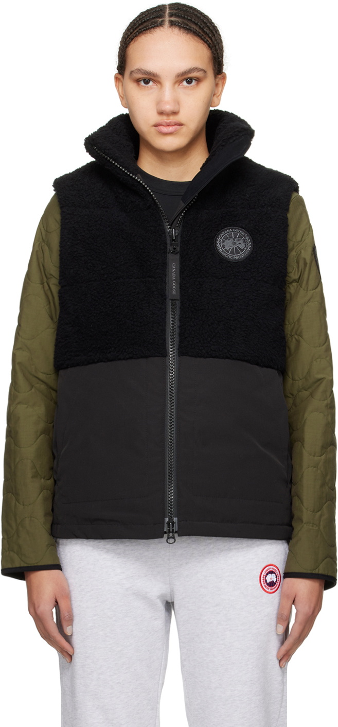 Canada Goose Black Elora Down Vest Canada Goose