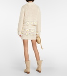 Alanui - Daisy crocheted miniskirt