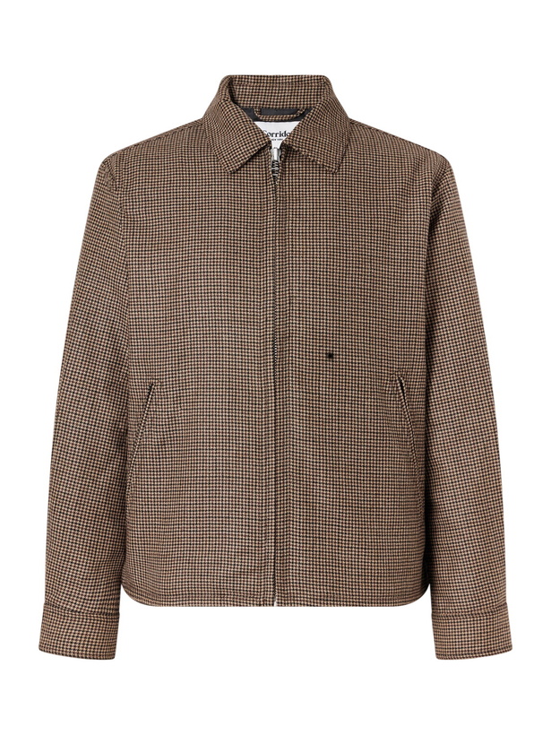 Photo: Corridor - Dekalb Houndstooth Wool-Twill Jacket - Brown