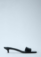 Toteme Slim Lizard-Embossed Bandeau Sandals