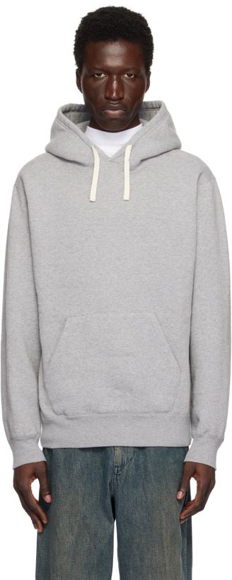 Photo: BEAMS PLUS Gray Sweat Pullover Raised Back Hoodie