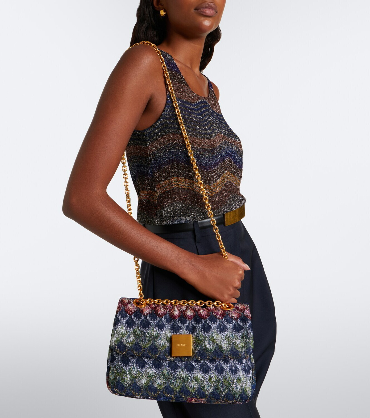 Missoni Small lace shoulder bag