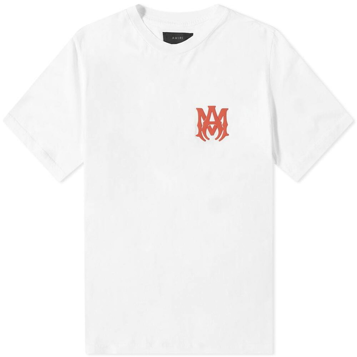 Photo: AMIRI Ma Logo T-Shirt in White/Red