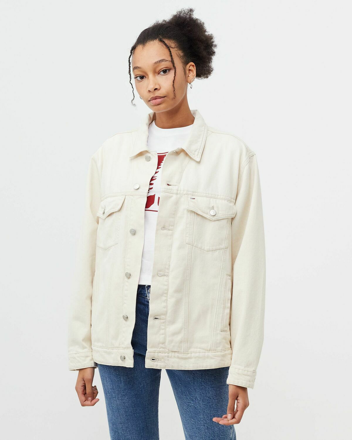 Tommy hilfiger discount denim jacket oversized