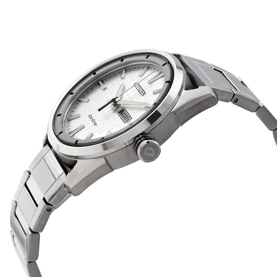 Citizen Drive Silver Dial Stainless Steel Mens Watch AW0080-57A