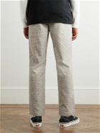 Saturdays NYC - Dean Straight-Leg Puppytooth Woven Trousers - Gray