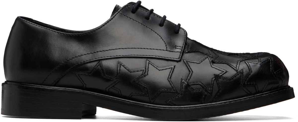 Stefan Cooke Black Star Square Toe Derbys