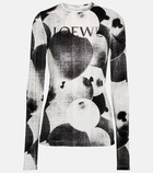 Loewe Printed velvet top