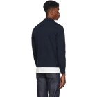 PS by Paul Smith Navy Canvas Short Jacket