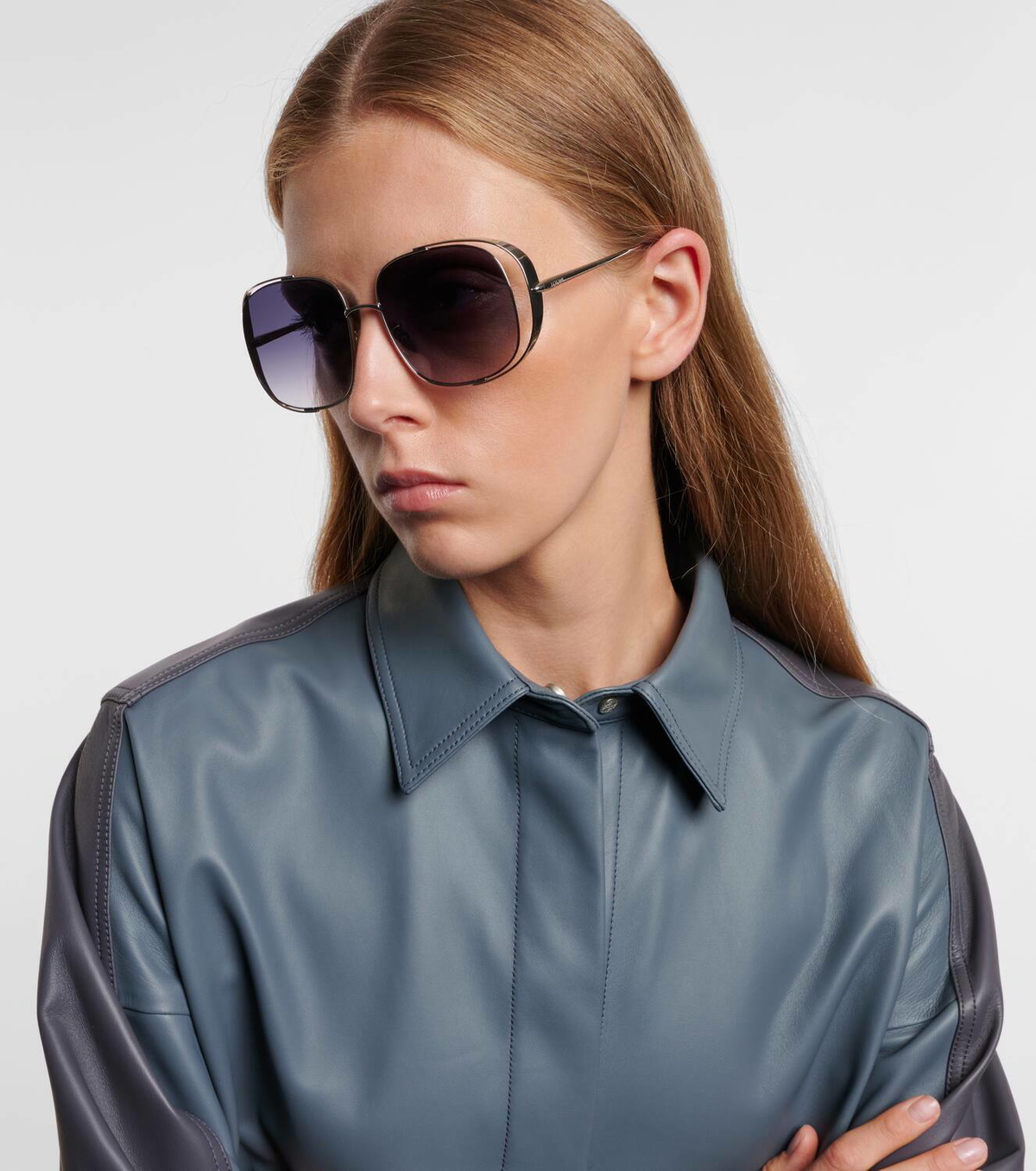 Loewe Cutout square sunglasses Loewe