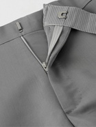 TOM FORD - Shelton Slim-Fit Cotton and Silk-Blend Suit Trousers - Gray