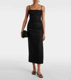 SIR Linen midi dress