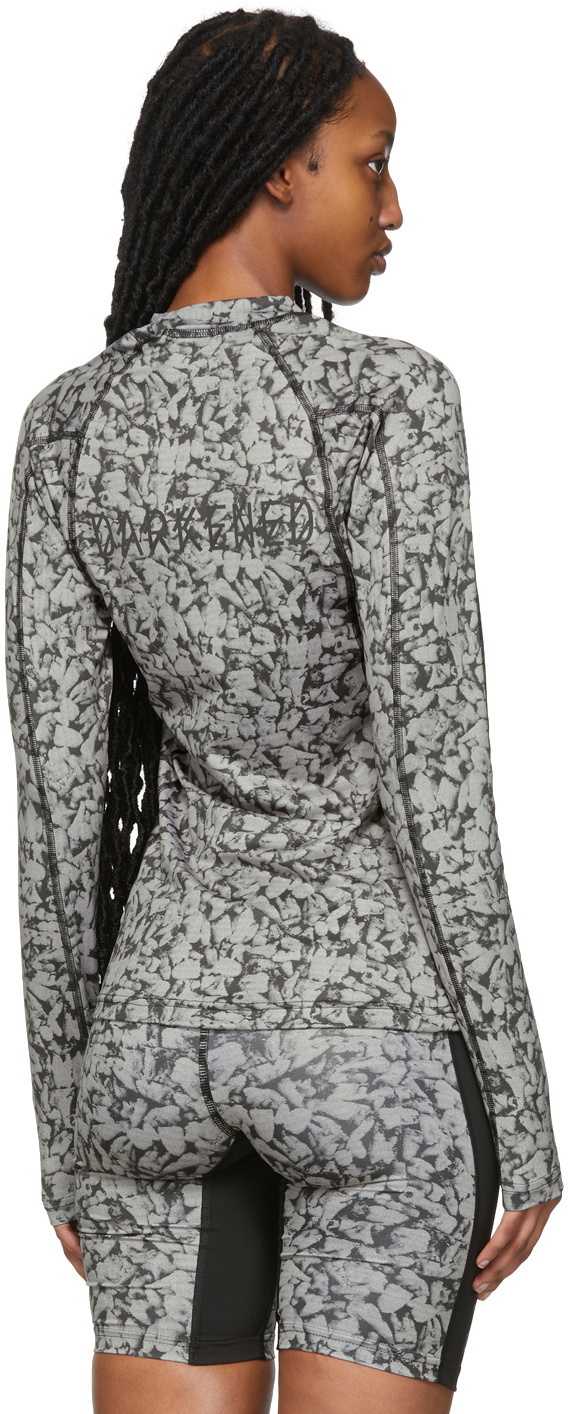 44 Label Group Black & Grey Teeth Sport Top