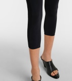 Nensi Dojaka Cropped tulle-trimmed leggings