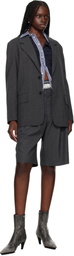 We11done Gray Wool Blazer
