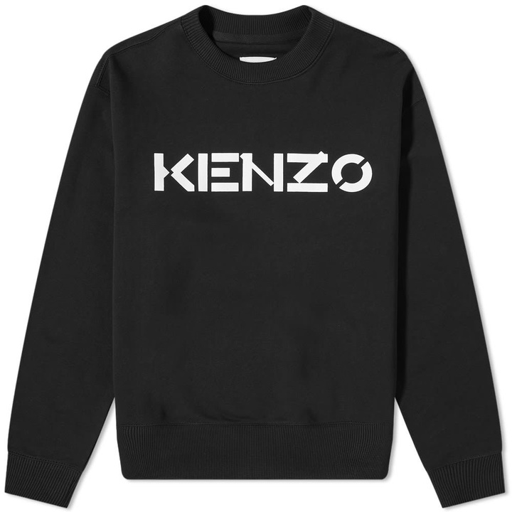 Photo: Kenzo Bi-Colour Logo Crew Sweat