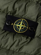 Stone Island - Logo-Appliquéd Quilted Shell Hooded Down Jacket - Green