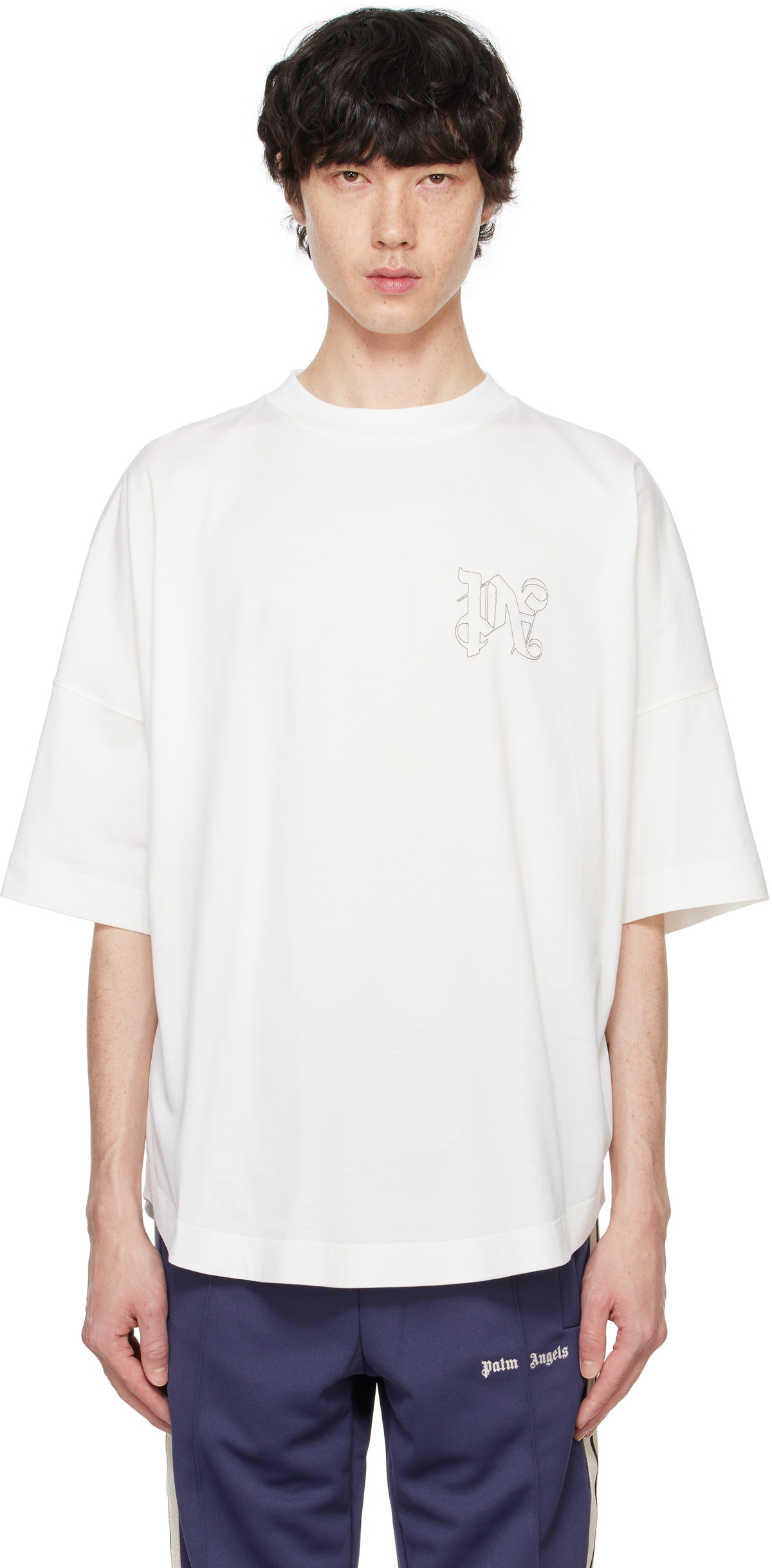 【関税＆送料込み】Palm Angels Palm Angels Monogram T-Shirt 23074316_54065454_600.jpg