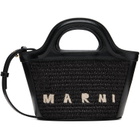 Marni Black Tropicalia Micro Tote