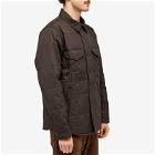 Filson Men's Cover Cloth Quilted Shirt Jacket in Cinder