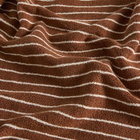 Tekla Fabrics Organic Terry Bath Towel in Rust Stripes 