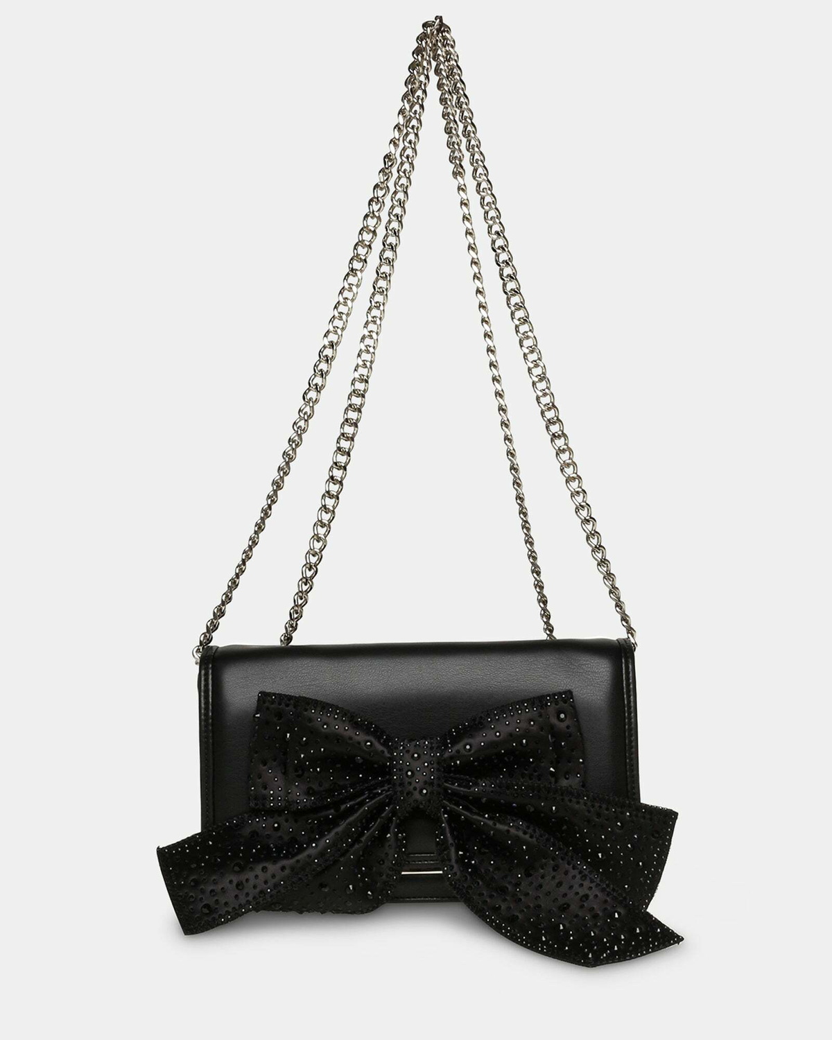 Steve Madden Bsaucerr Bag in Black Satin