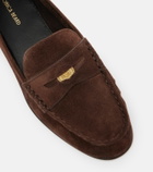 Veronica Beard Suede penny loafers