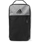 Adidas Golf - Logo-Print Colour-Block Shell Golf Shoe Bag - Gray