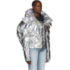 Chen Peng Silver Down Short Jacket