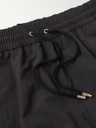 Paul Smith - Slim-Fit Short-Length Grosgrain-Trimmed Recycled Swim Shorts - Black