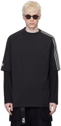 Y-3 Black 3-Stripes T-Shirt