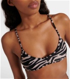 The Attico Zebra-print bikini
