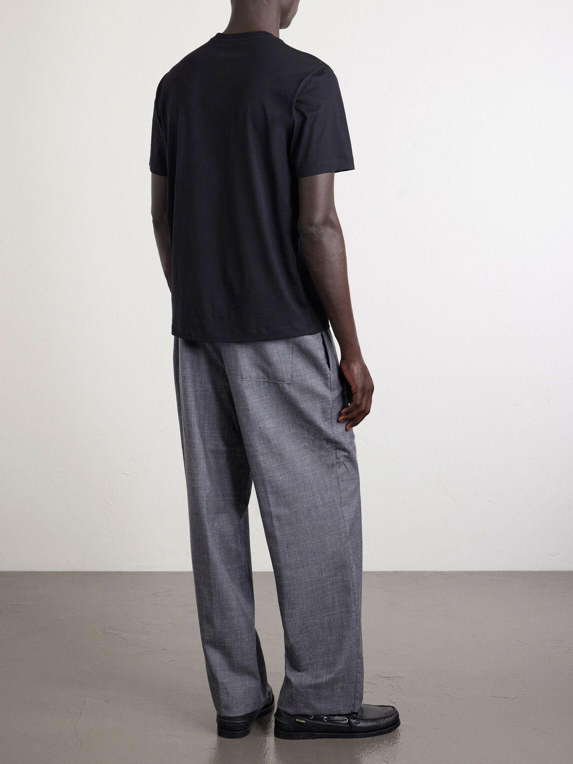 Slowear - Cotton and Silk-Blend Jersey T-Shirt - Black