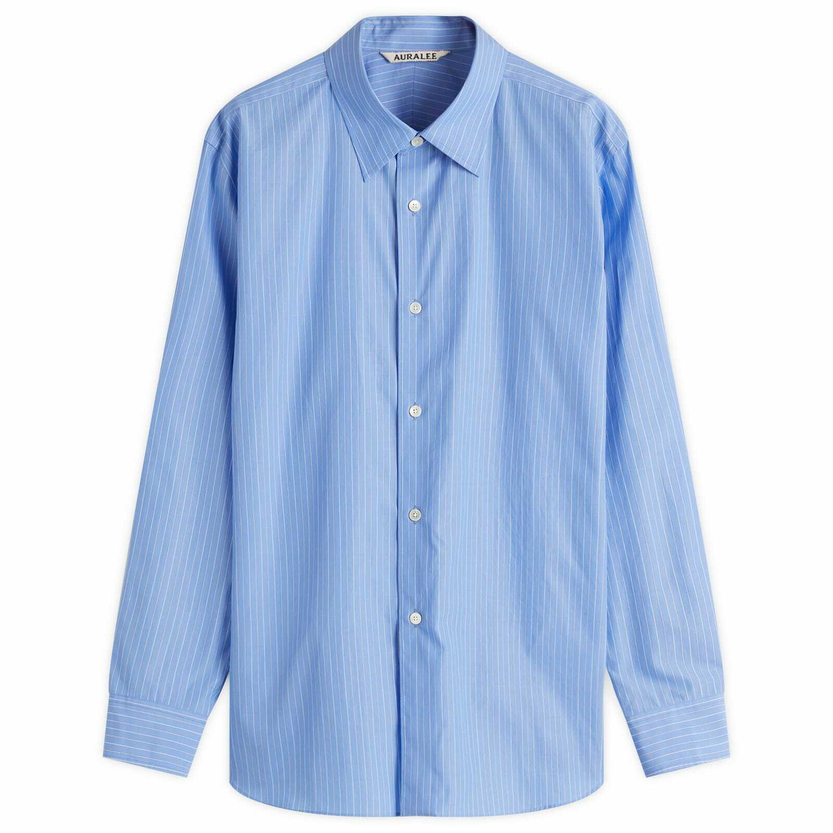 トップス AURALEE HIGH COUNT FINX OX SHIRT PINK 5 FINX OX CHAMBRAY SHIRT - AURALEE Official Website