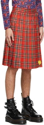 Marc Jacobs Red Heaven by Marc Jacobs Tartan Pleated Skirt
