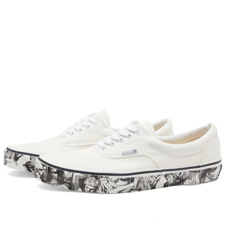 Photo: Undercover Men's Canvas Sneakers in White