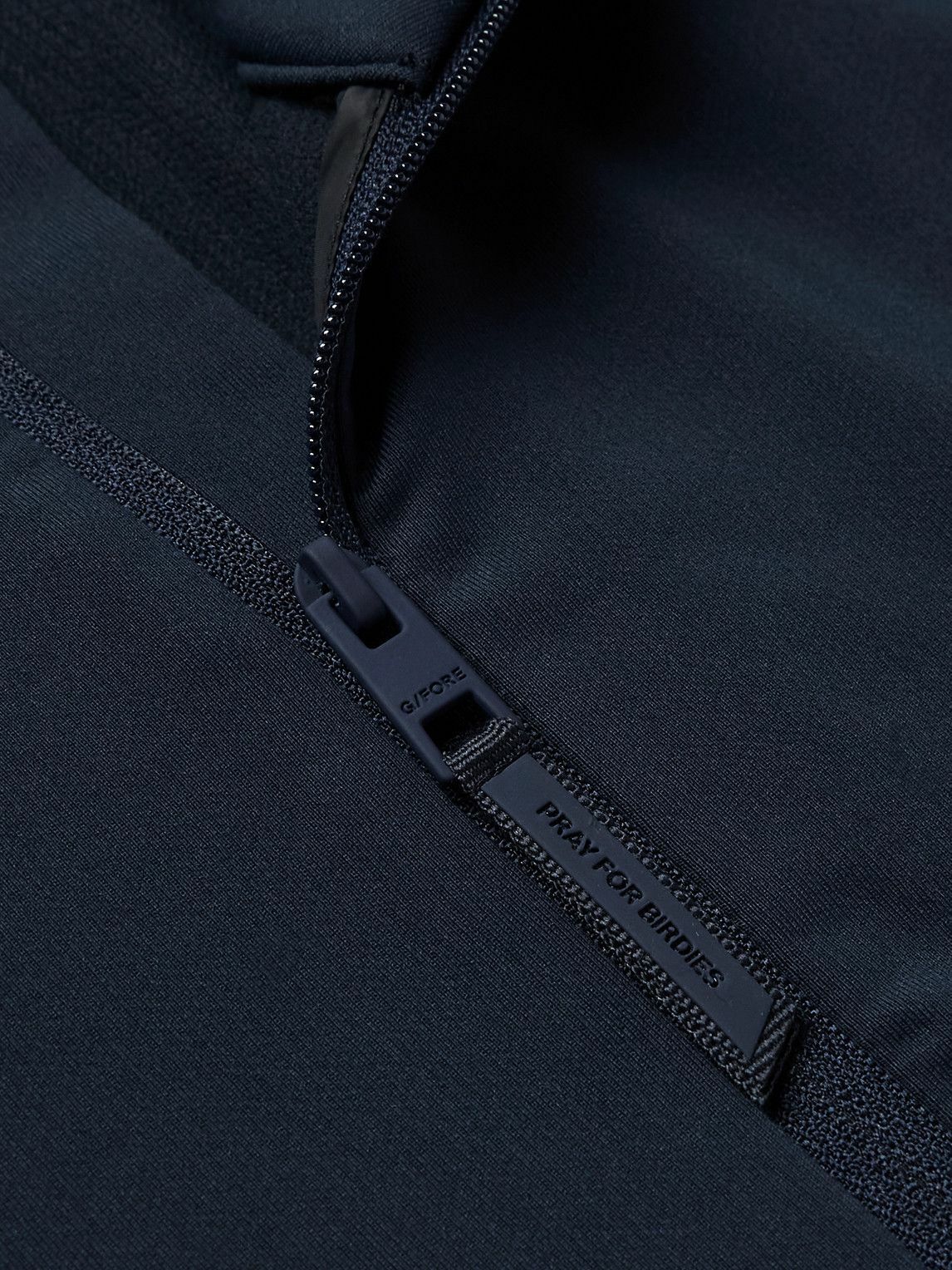 G/FORE - Brushed Tech-Jersey Half-Zip Golf Top - Blue