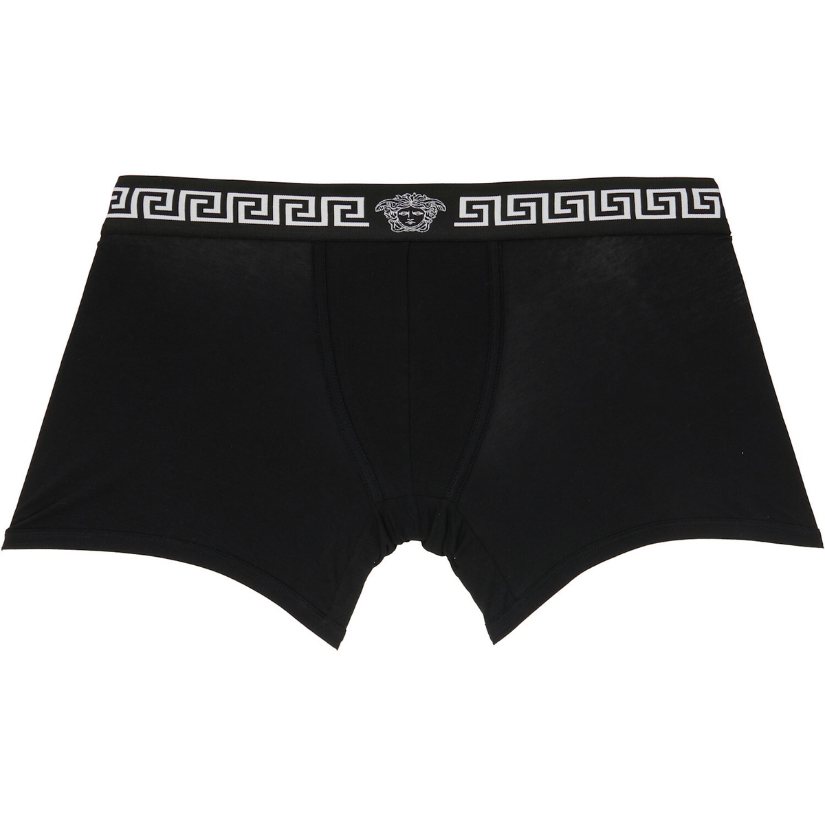 Versace Two-Pack White & Black Jersey Boxer Briefs