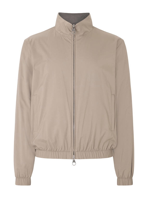 Photo: Loro Piana - Reversible Windmate® Storm System® Nylon and Cashmere Blouson Jacket - Brown