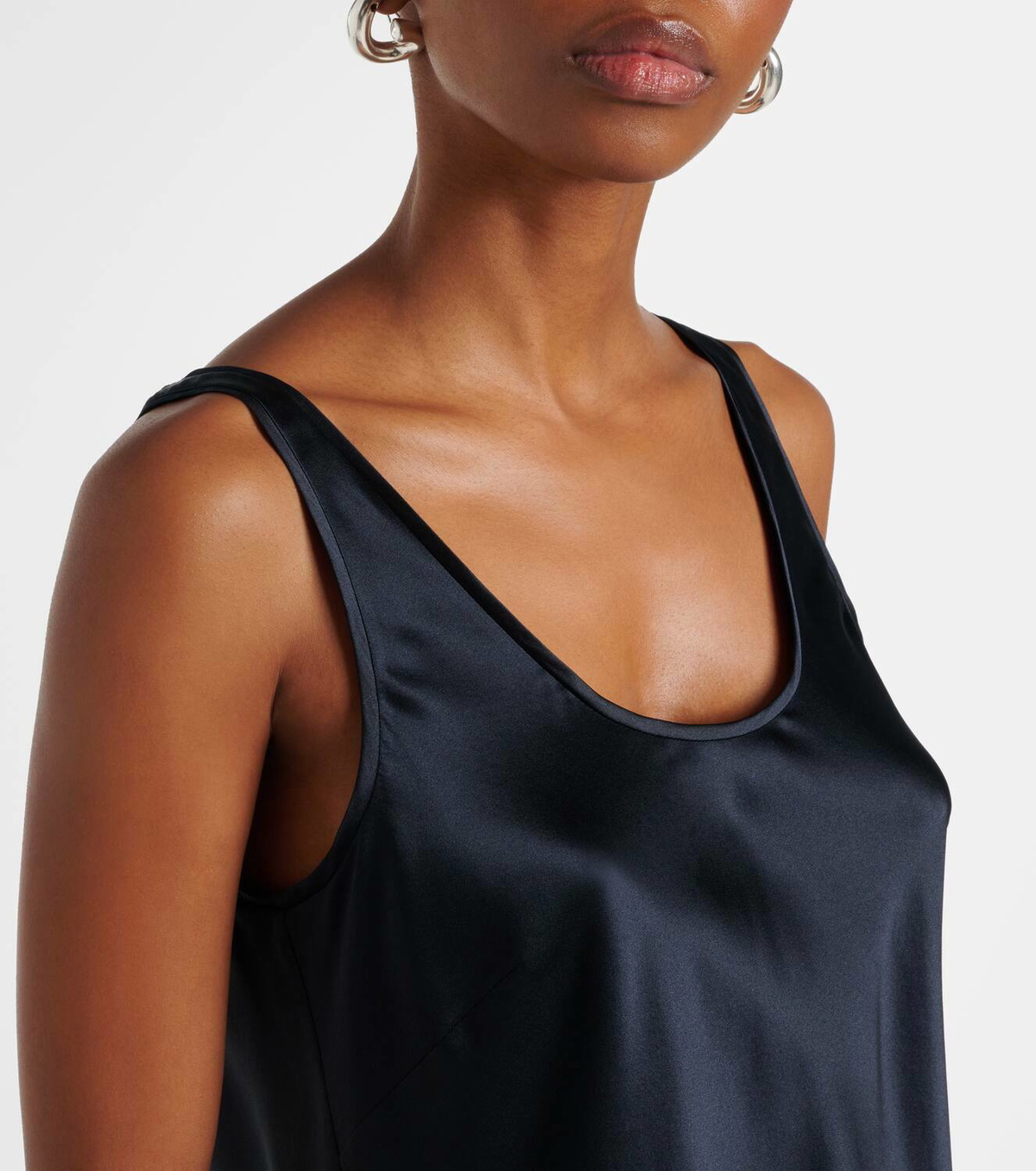Dorothee Schumacher Sense Of Shine silk tank top