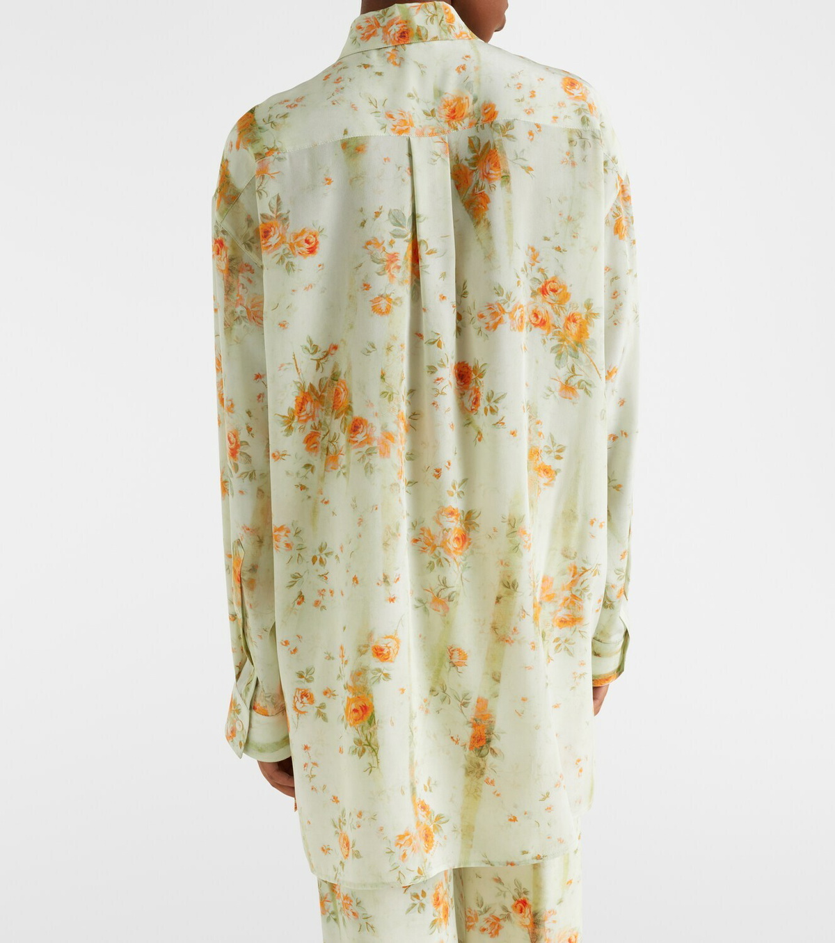 McQueen Oversized floral shirt