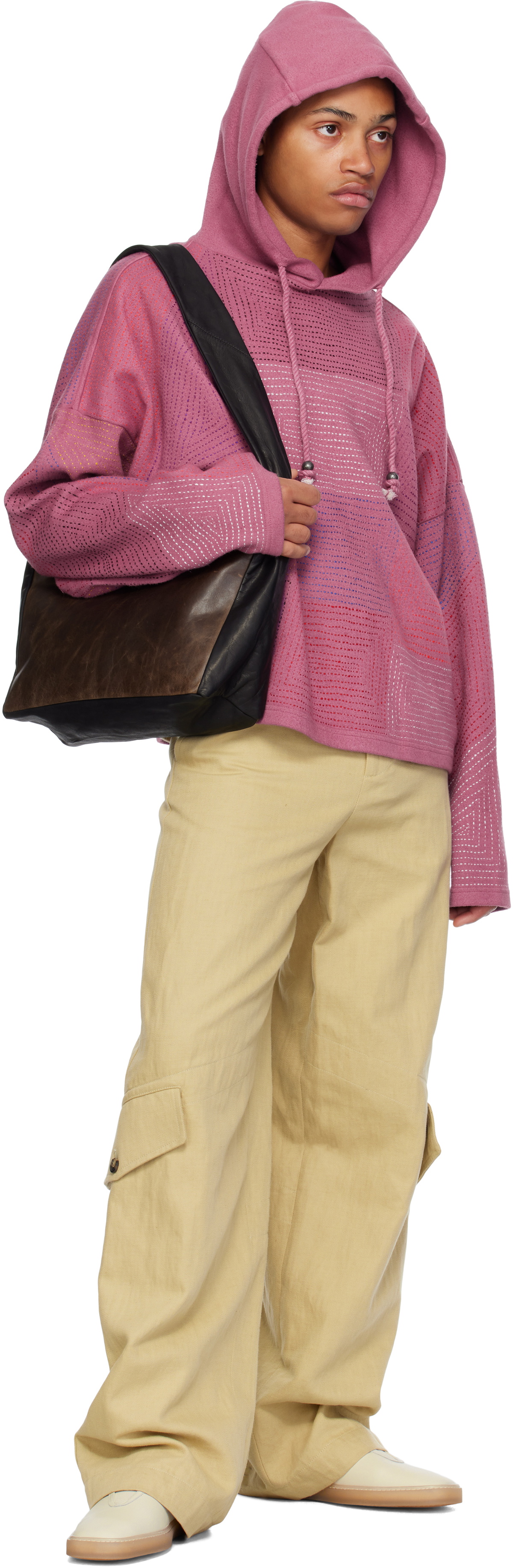 Glass Cypress Purple All-Over Boro Hoodie