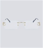 Cartier Eyewear Collection Signature C De Cartier rectangular glasses