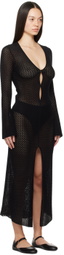 The Garment Black V-Neck Maxi Dress