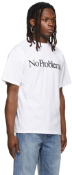 Aries White 'No Problemo' T-Shirt