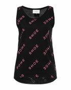Shoe Womens Tank top in Black