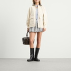 DUNST Women's Mini Skirt in Melange Grey